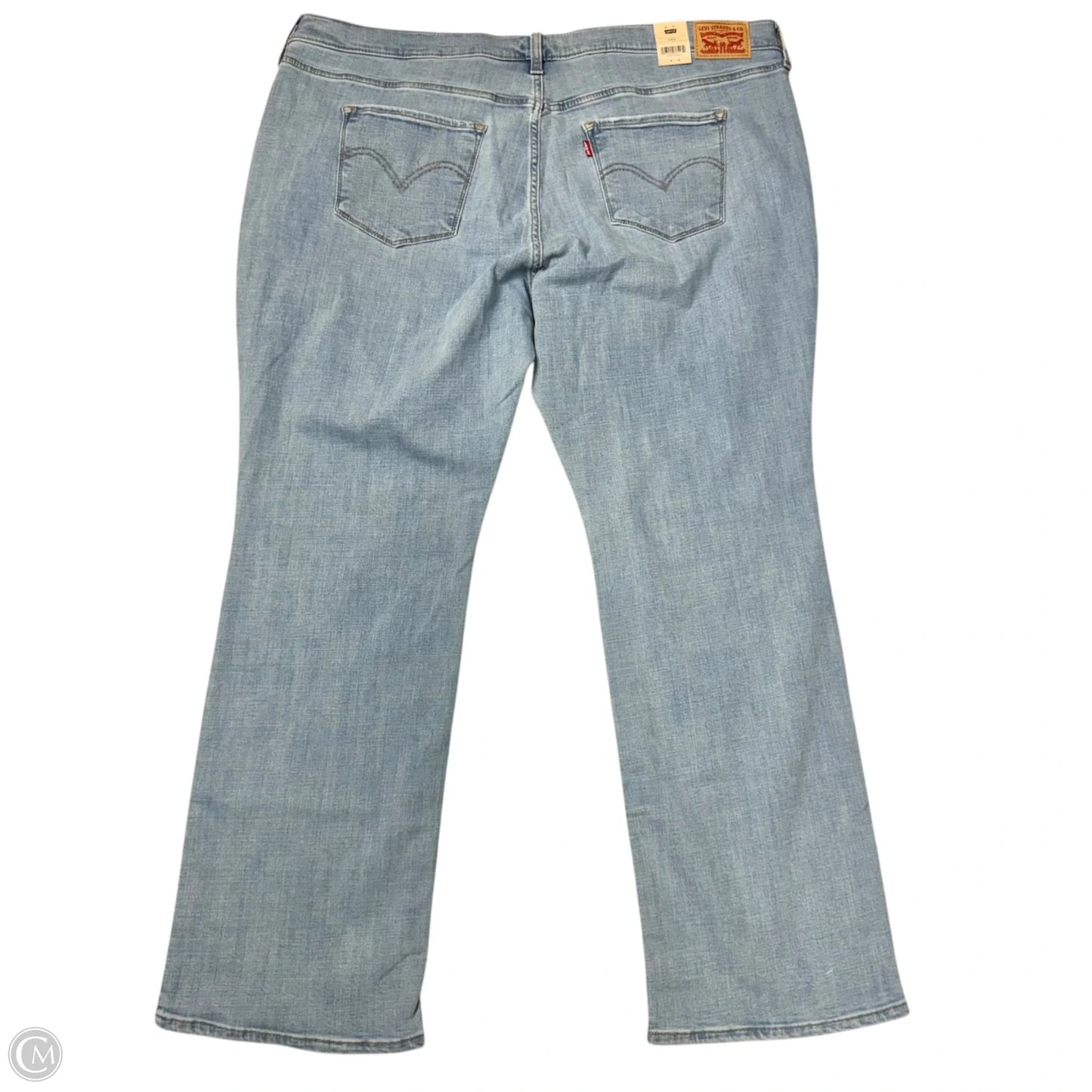 Jeans Boot Cut By Levis In Blue Denim, Size: 3x