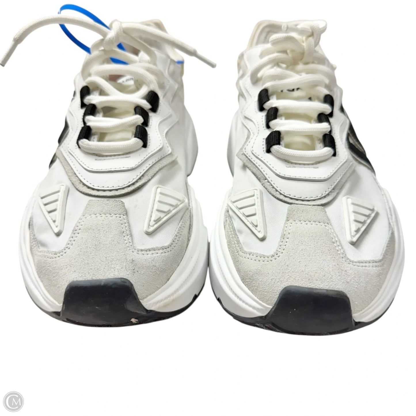 Shoes Luxury Designer By Dolce And Gabbana In Black & White, Size: 8