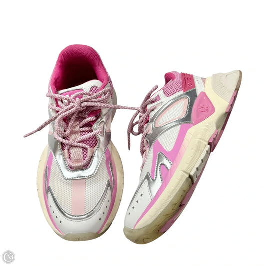 Shoes Designer By Amiri In Pink & White, Size: 8
