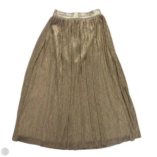 Skirt Designer By Alice + Olivia In Gold, Size: Xs