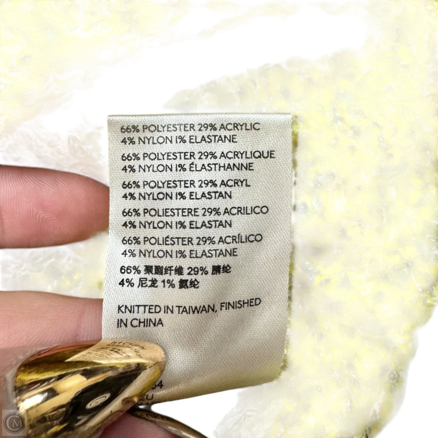 Sweater By Free People In Yellow, Size: M