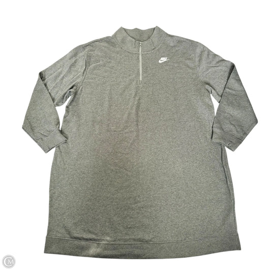 Athletic Dress By Nike Apparel In Grey, Size: 2x