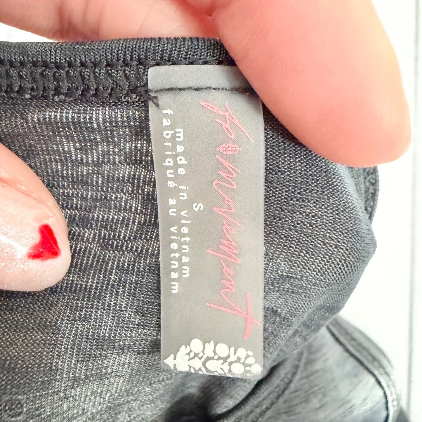 Athletic Tank Top By Free People In Grey, Size: S