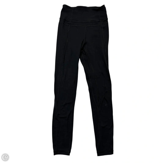 Athletic Leggings By Lululemon In Black, Size: Xs