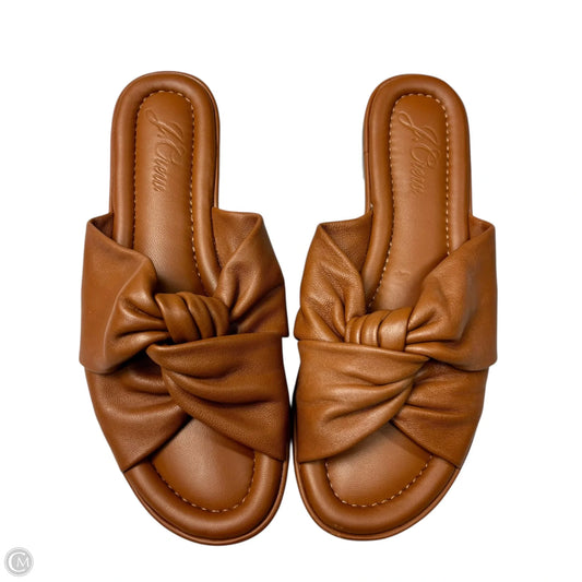 Sandals Flats By J. Crew In Brown, Size: 8