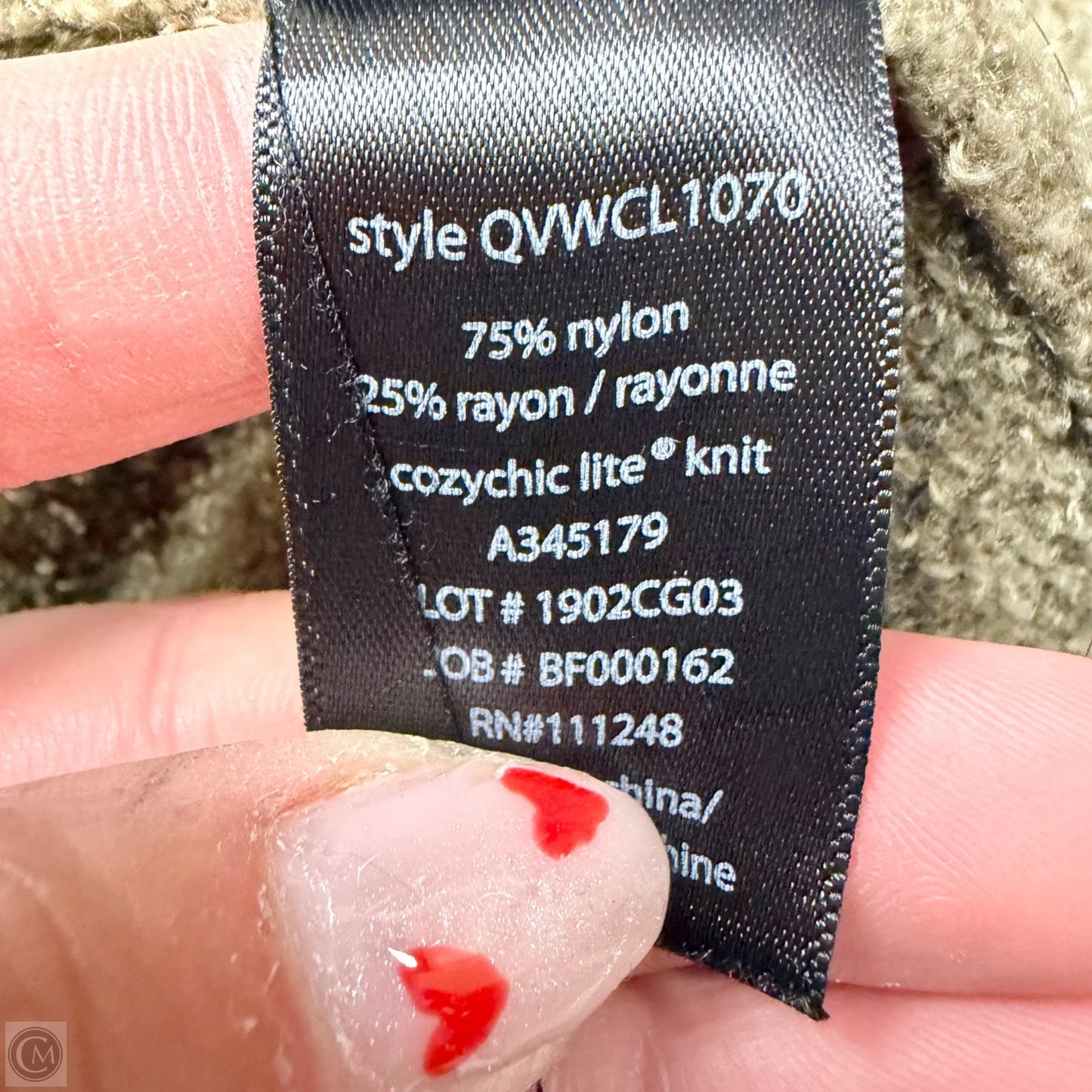 Sweater Cardigan By Barefoot Dreams In Green, Size: M