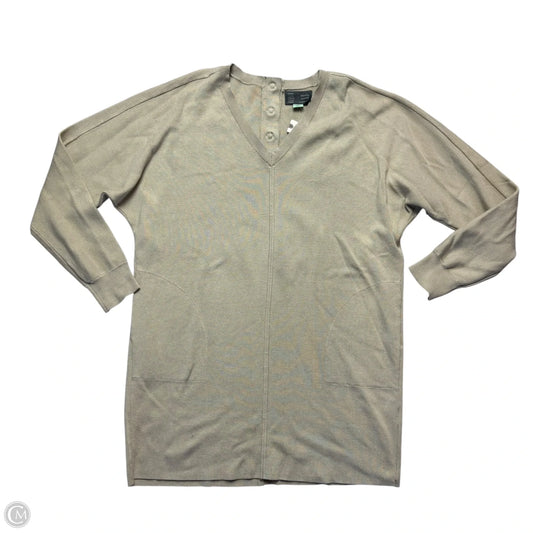 Sweatshirt Crewneck By Anthropologie In Tan, Size: M