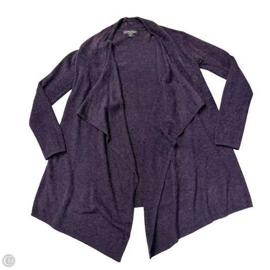 Sweater Cardigan By Barefoot Dreams In Purple, Size: S