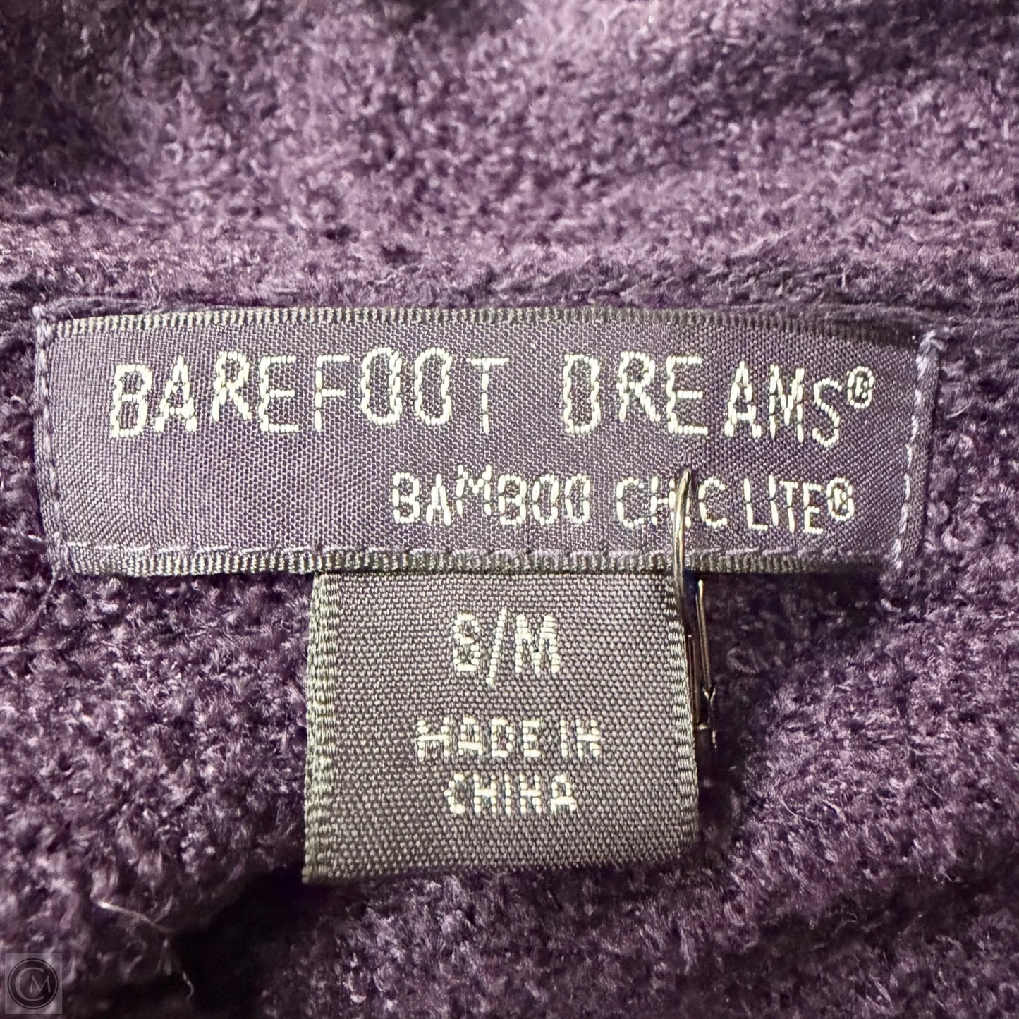 Sweater Cardigan By Barefoot Dreams In Purple, Size: S