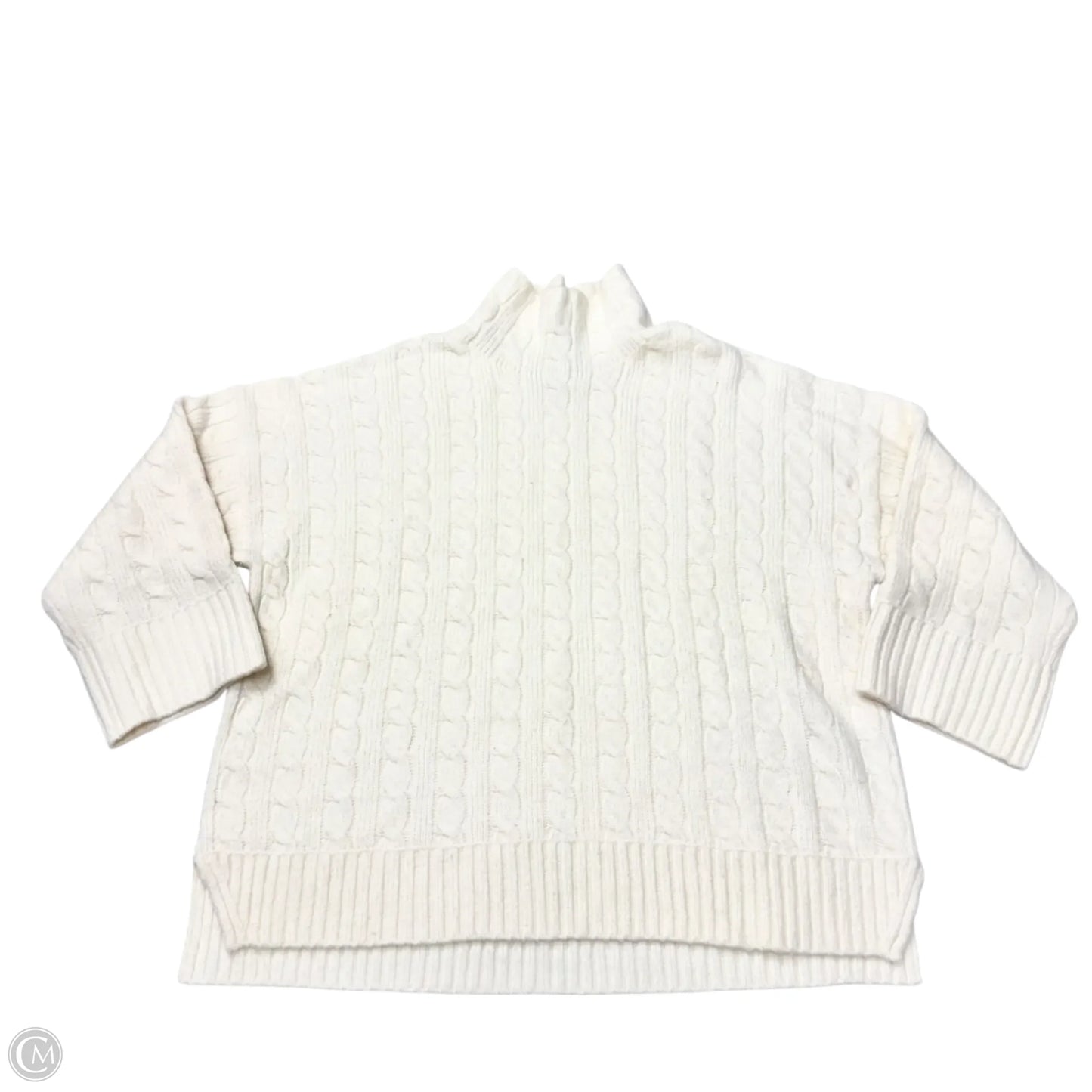 Sweater By Abercrombie And Fitch In Cream, Size: Xxl