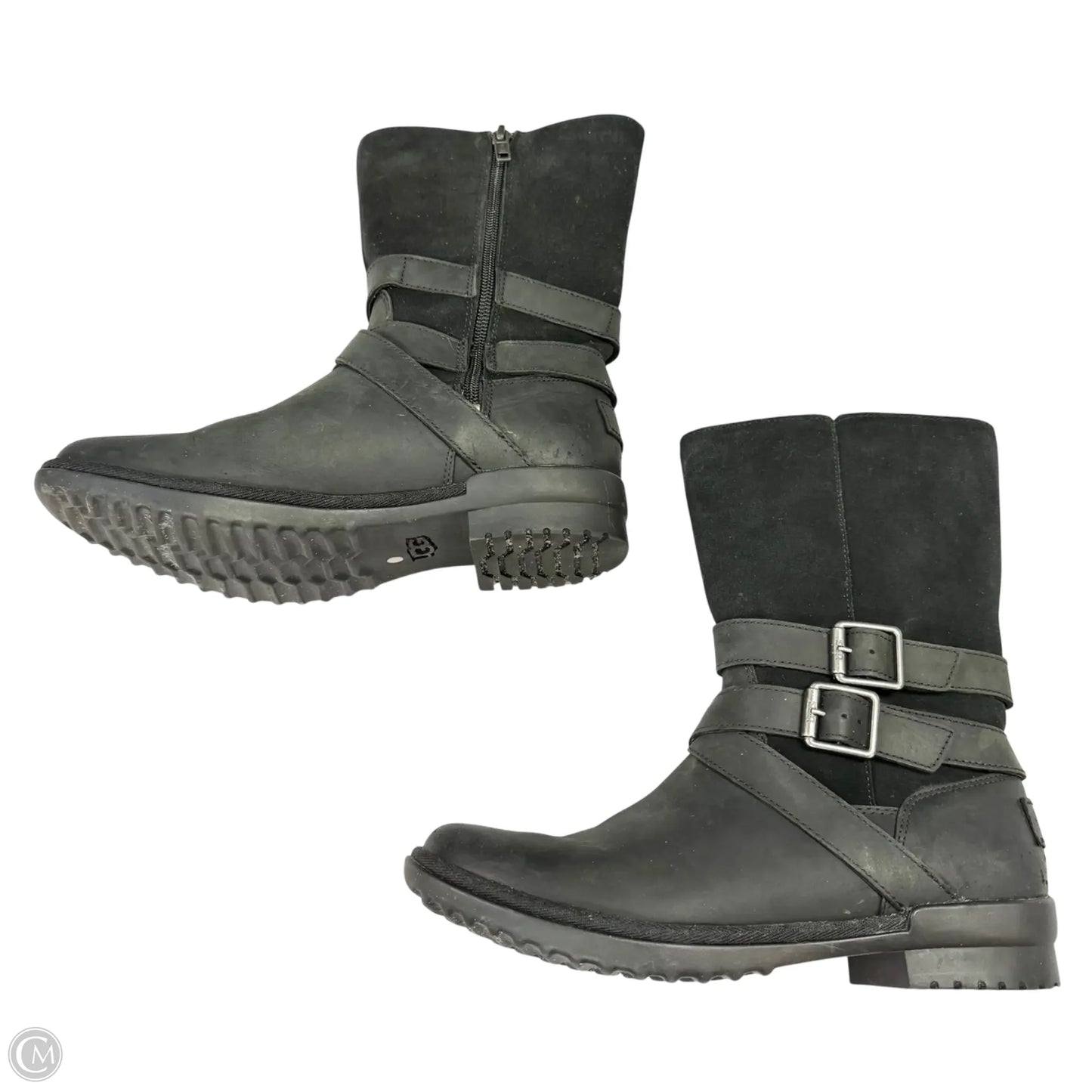 Boots Designer By Ugg In Black, Size: 7