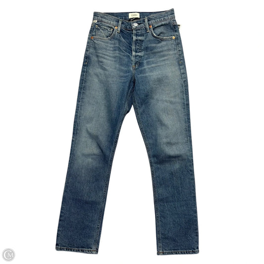 Jeans Straight By Citizens Of Humanity In Blue Denim, Size: 0