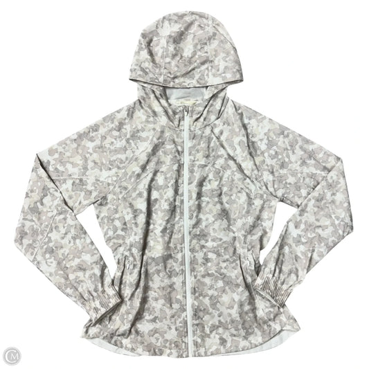 Athletic Jacket By Athleta In Camouflage Print, Size: M