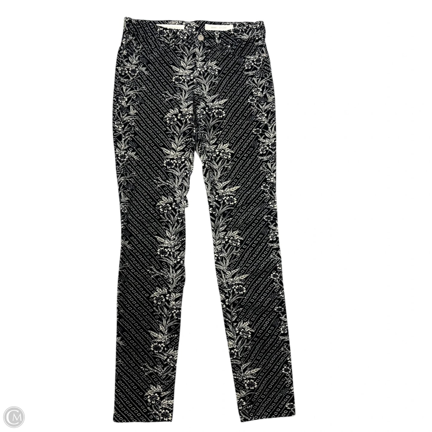 Pants Corduroy By Pilcro In Black & Cream, Size: 4