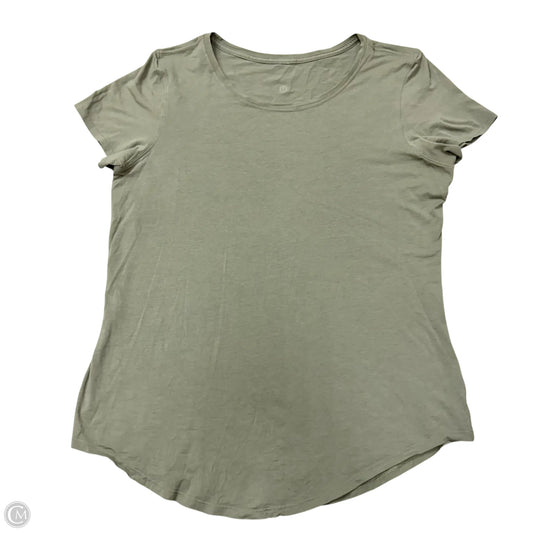 Athletic Top Short Sleeve By Lululemon In Green, Size: S