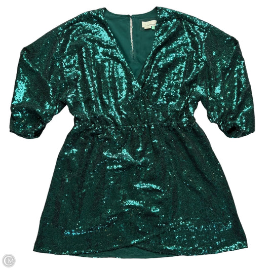 Dress Party Midi By Anthropologie In Green, Size: 2x