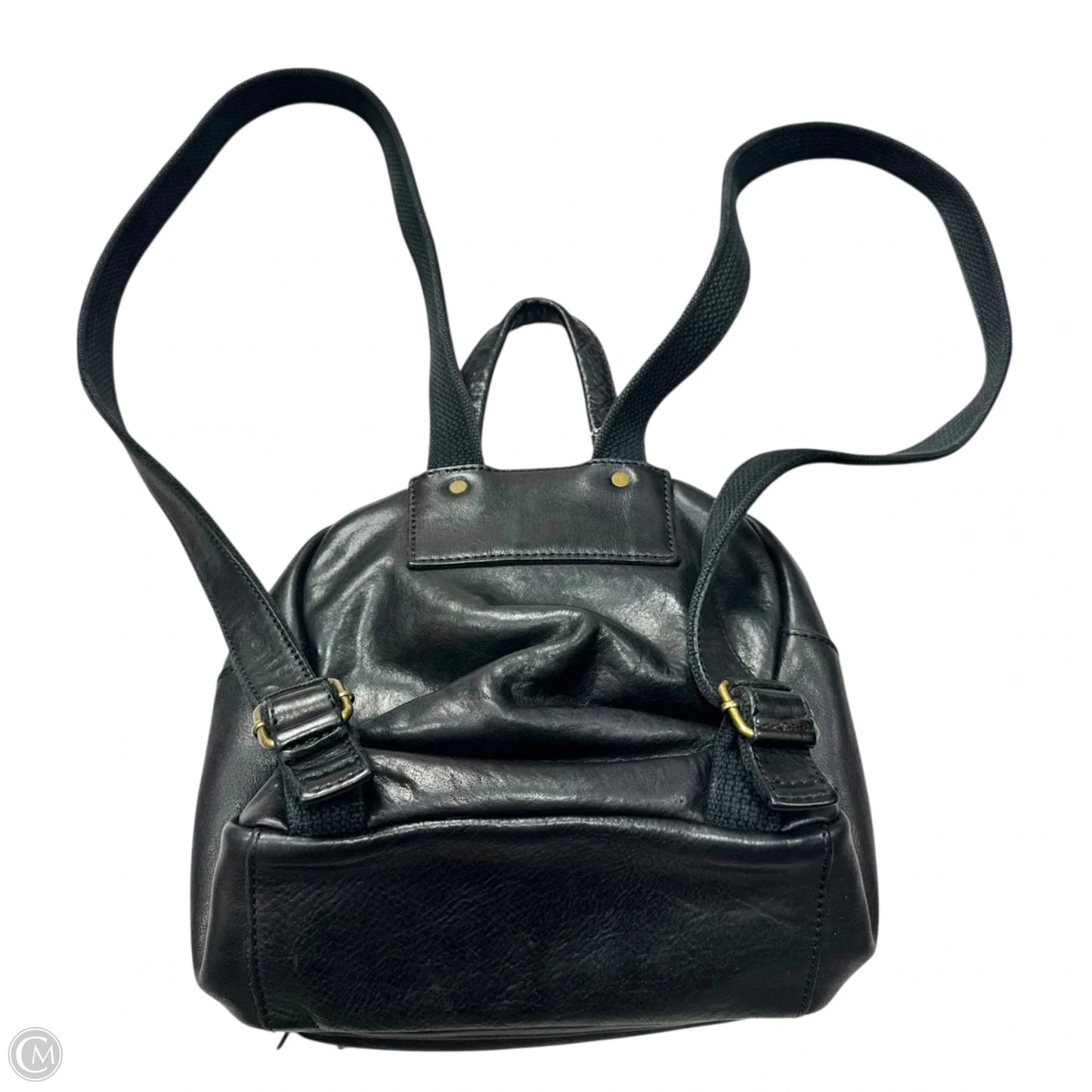 Backpack Leather By Madewell, Size: Small