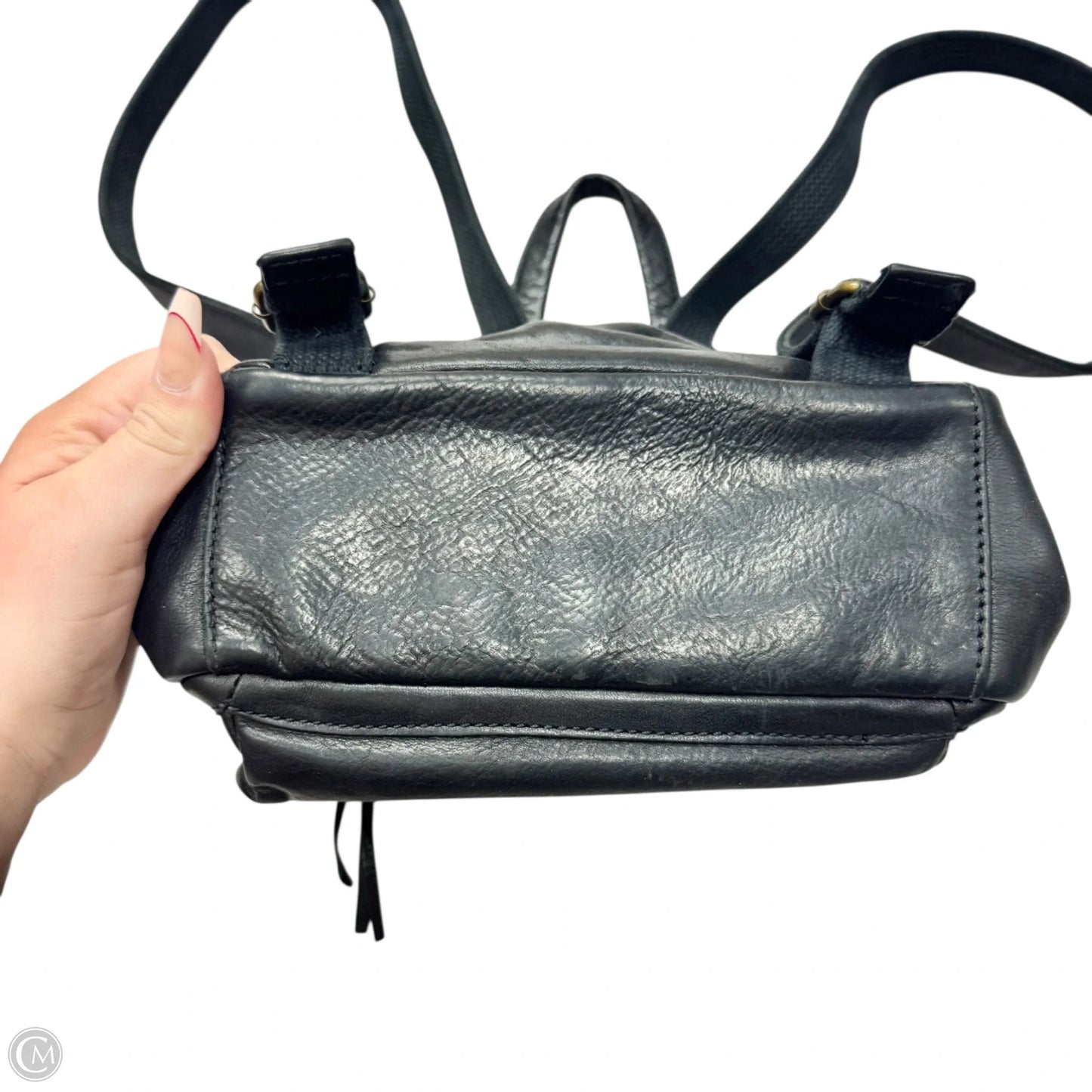 Backpack Leather By Madewell, Size: Small