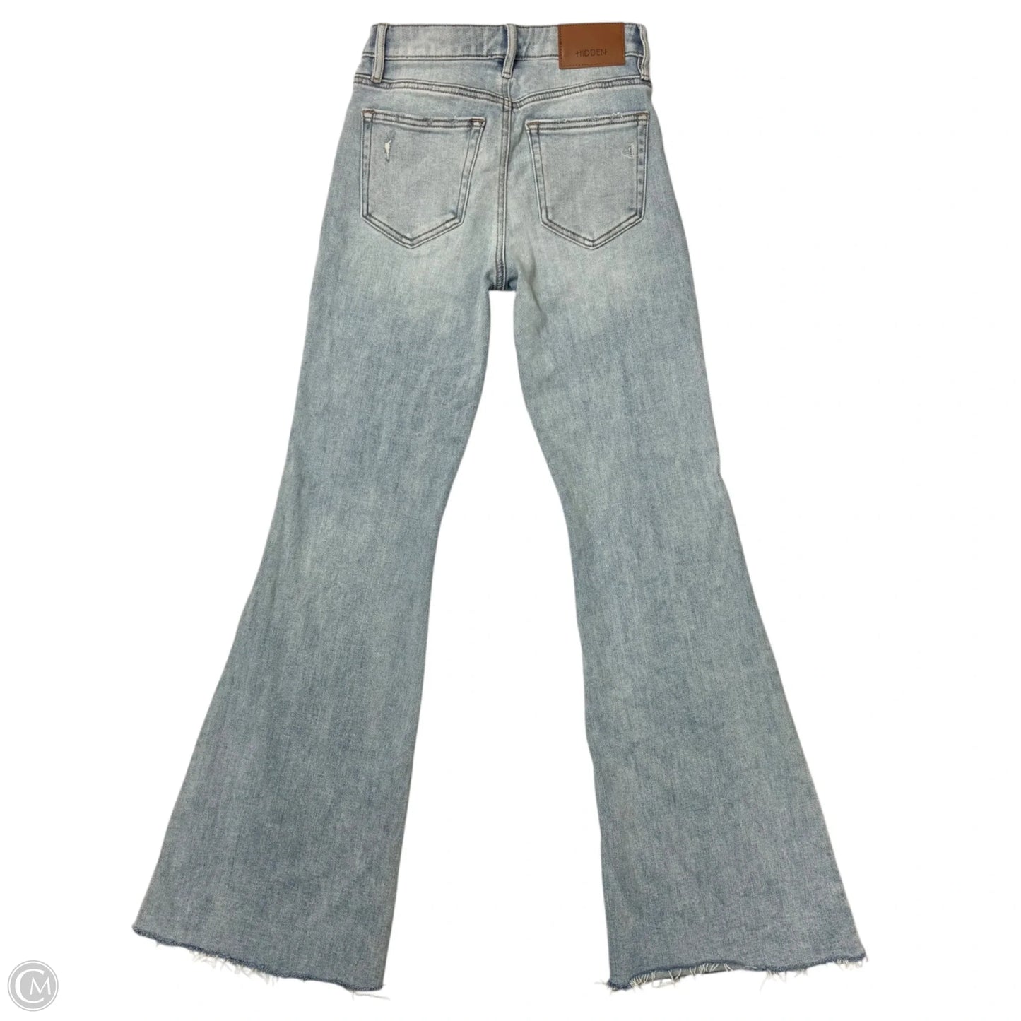 Jeans Flared By Hidden In Blue Denim, Size: 0