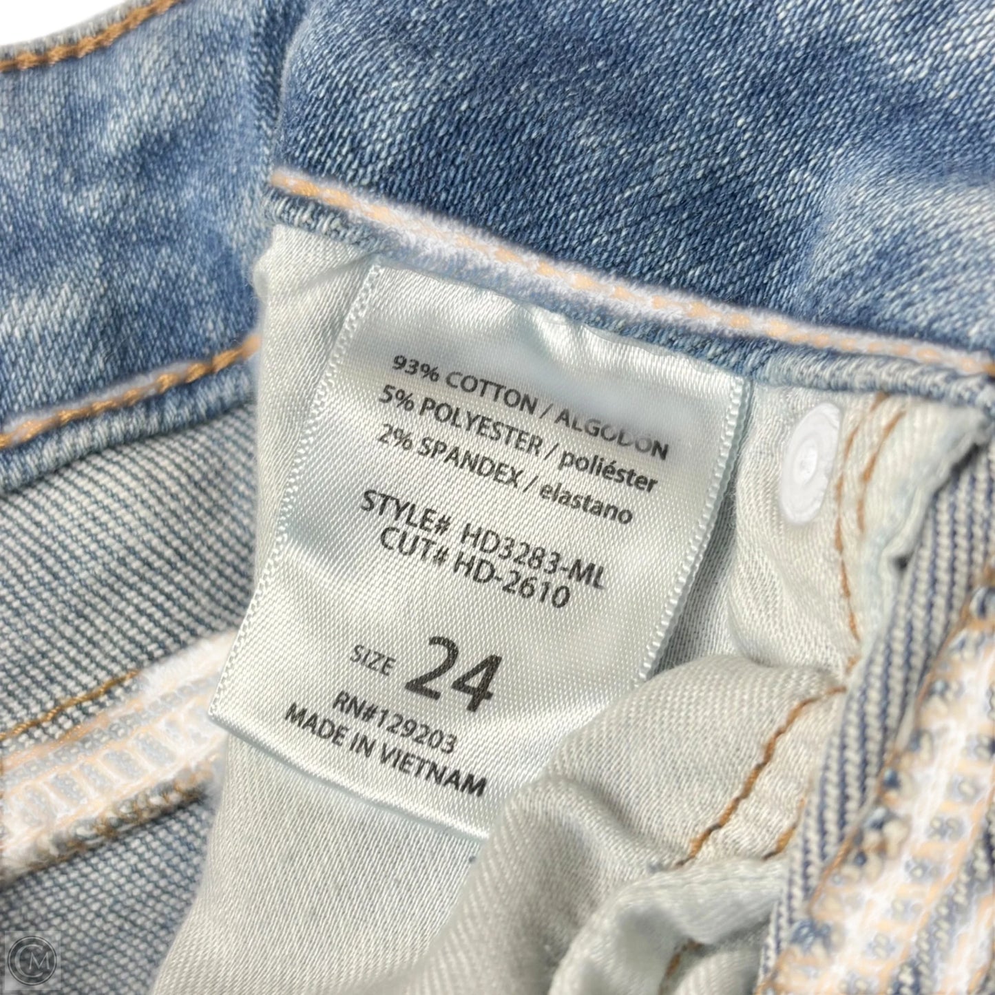 Jeans Flared By Hidden In Blue Denim, Size: 0