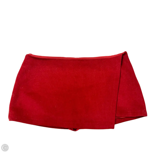 Skirt Mini & Short By Abercrombie And Fitch In Red, Size: Xxl
