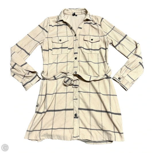 Dress Casual Midi By Windsor In Black & Tan, Size: L