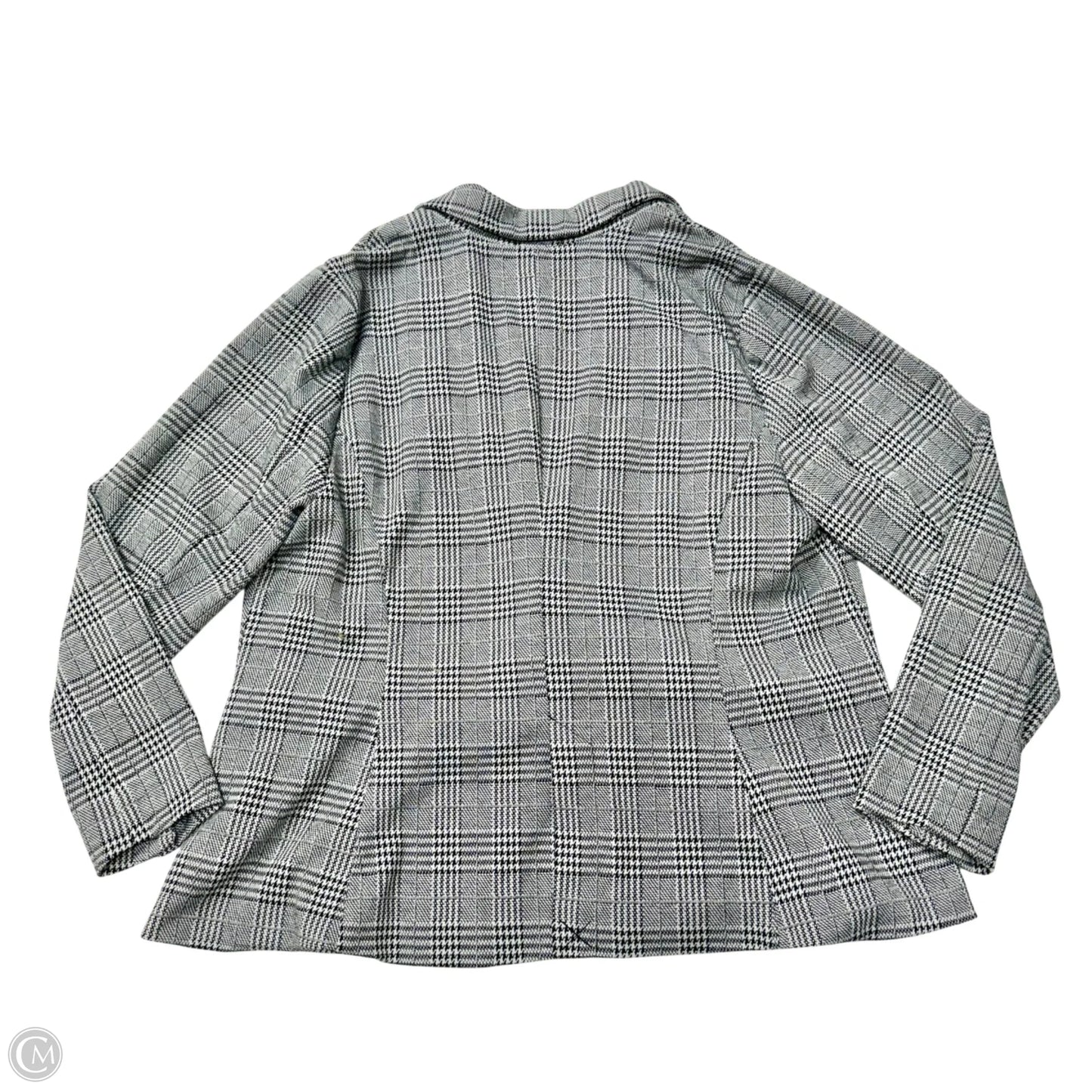 Blazer By Torrid In Grey & White, Size: 2x