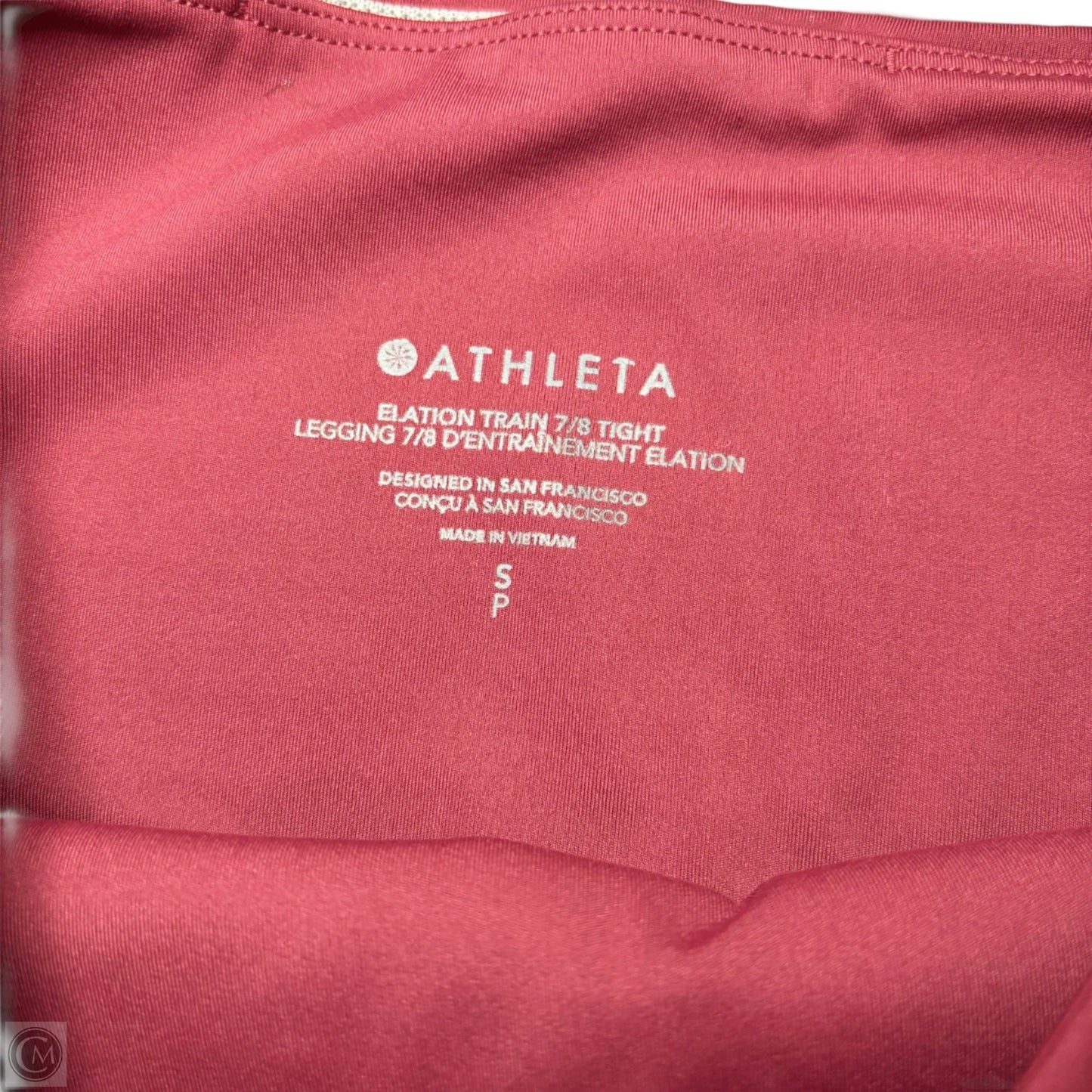 Athletic Leggings By Athleta In Red, Size: Sp