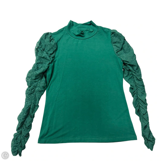 Top Long Sleeve By Maeve In Green, Size: M