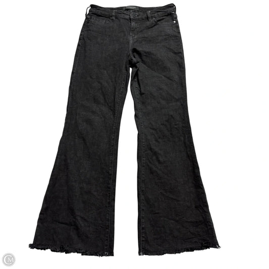 Jeans Flared By Liverpool In Black Denim, Size: 6