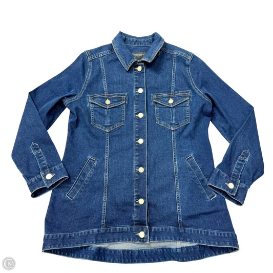 Jacket Denim By Liverpool In Blue Denim, Size: M