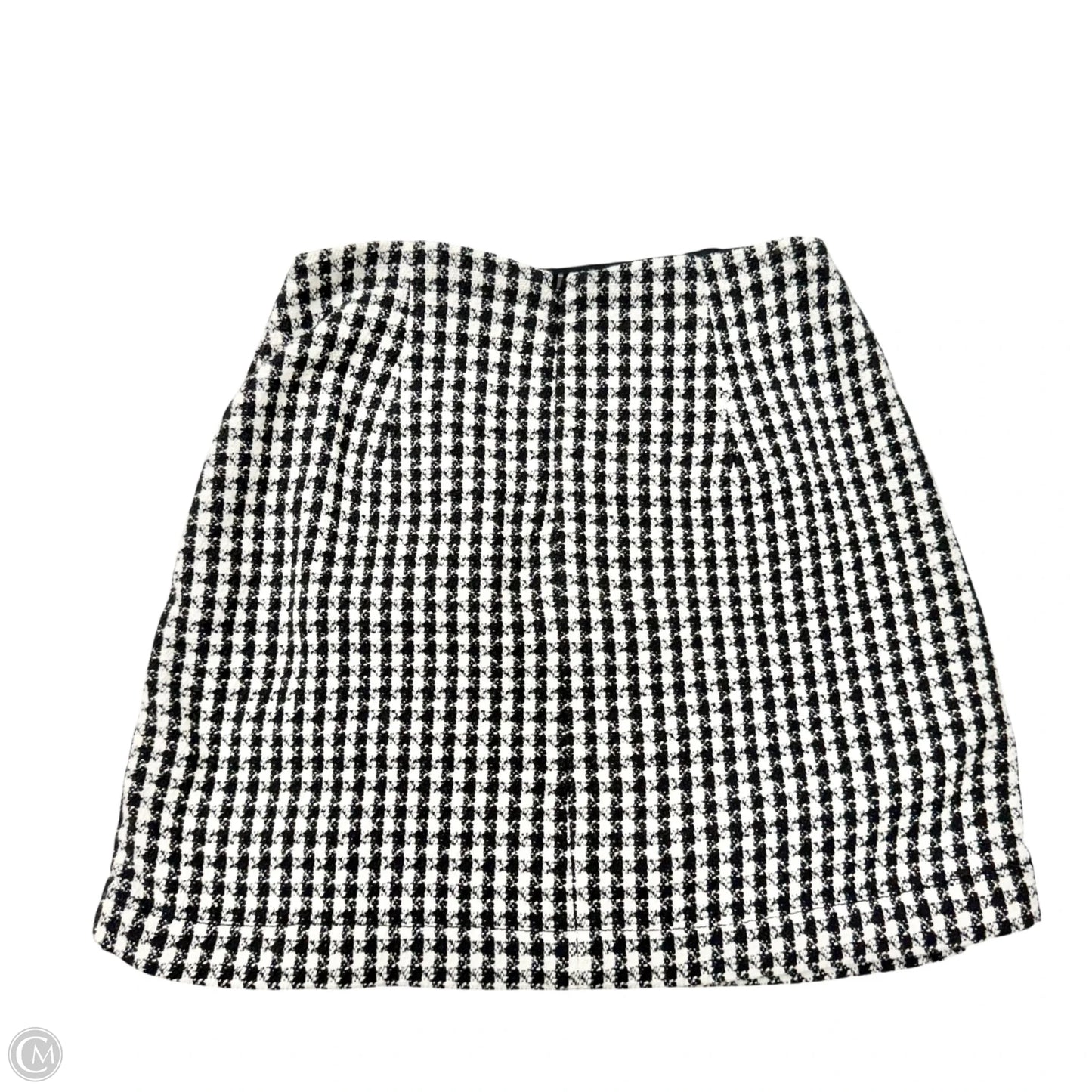 Skirt Mini & Short By Maeve In Black & White, Size: 0