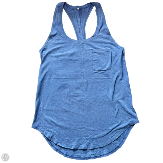 Athletic Tank Top By Lululemon In Blue, Size: S