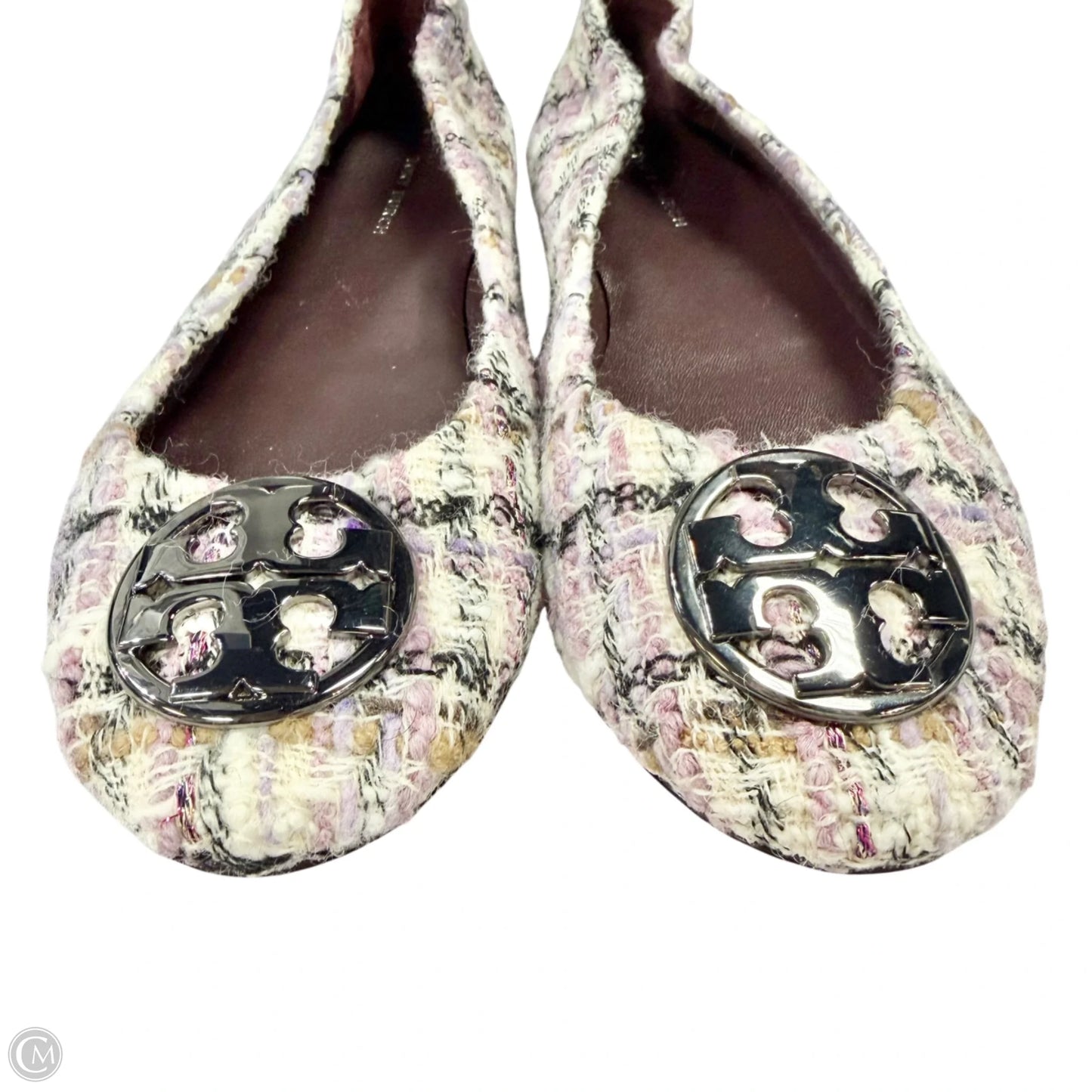 Shoes Designer By Tory Burch In Plaid Pattern, Size: 6