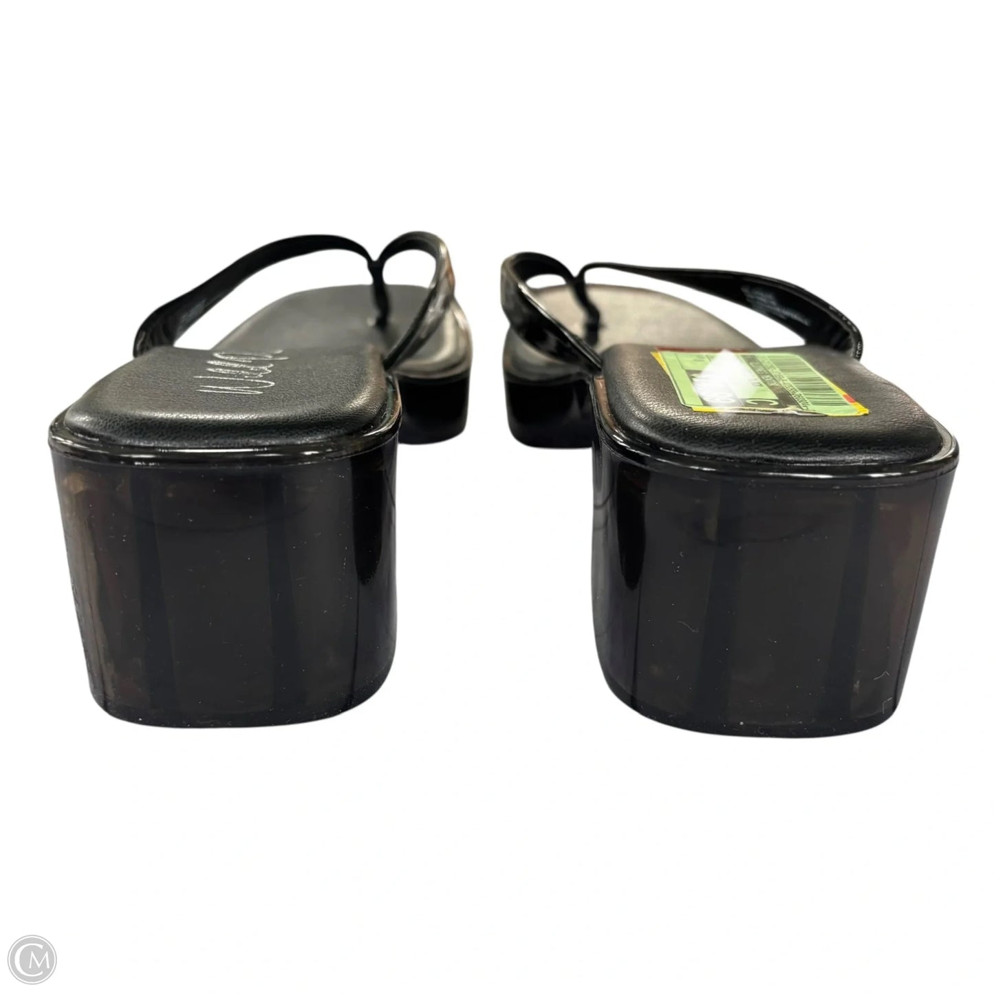 Sandals Heels Block By Wild Pair In Black, Size: 8