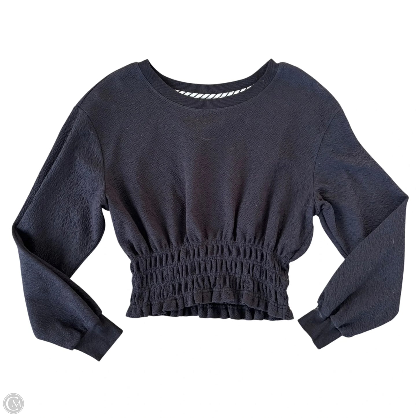 Top Long Sleeve By Maeve In Black, Size: M