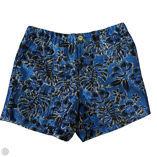 Shorts Designer By Lilly Pulitzer In Black & Blue, Size: 14