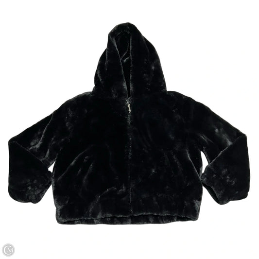 Coat Faux Fur & Sherpa By Rachel Zoe In Black, Size: Xl