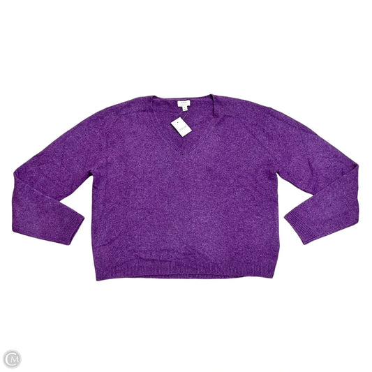 Sweater By J. Crew In Purple, Size: M