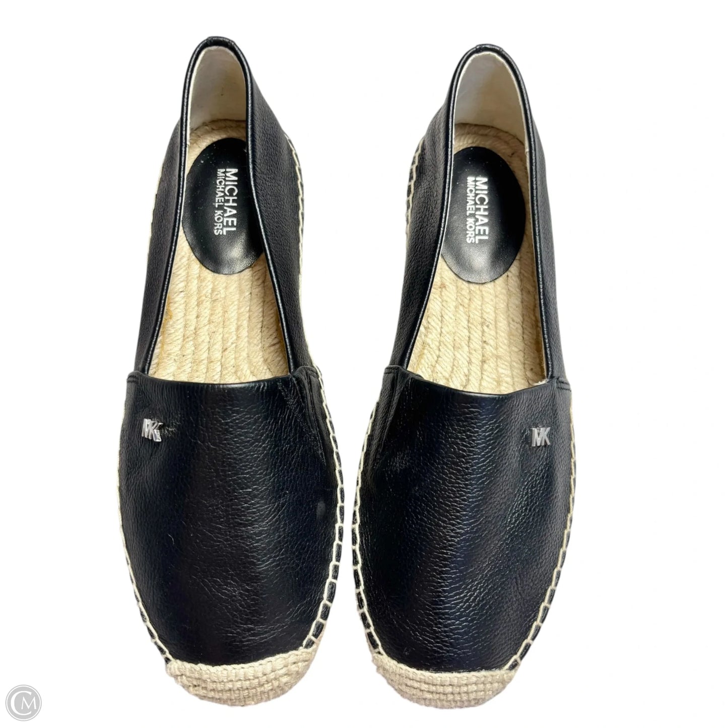 Shoes Flats By Michael By Michael Kors In Black & Cream, Size: 7