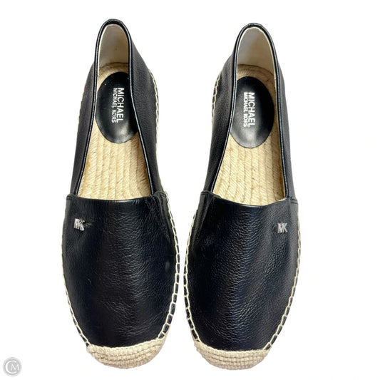 Shoes Flats By Michael By Michael Kors In Black & Cream, Size: 7