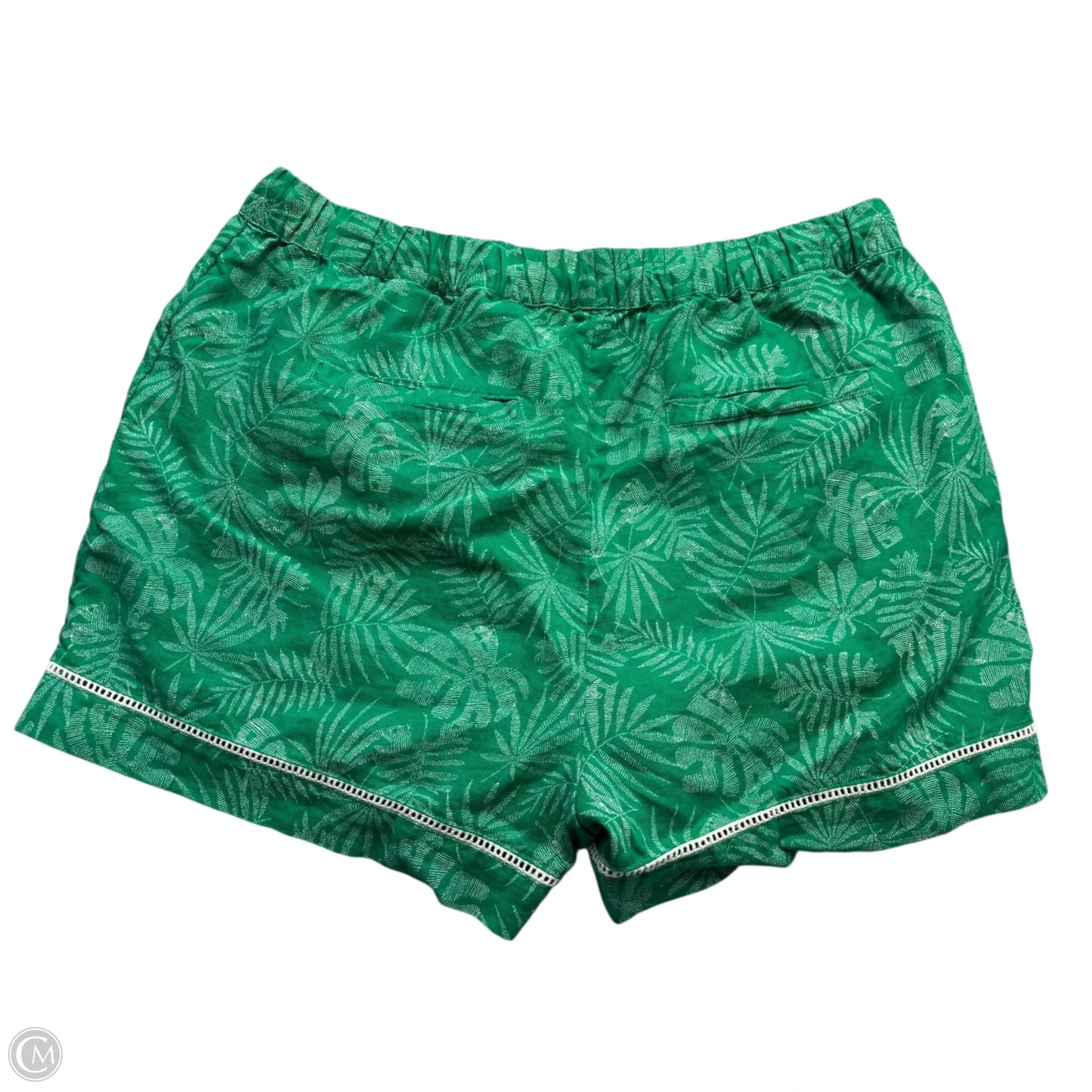 Shorts By C And C In Green & White, Size: L