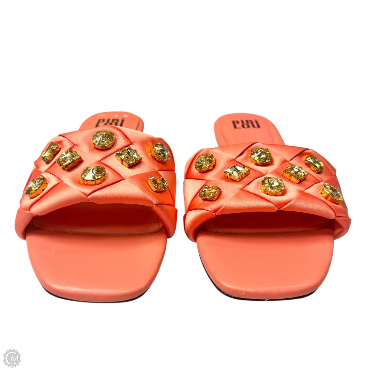 Sandals Flats By Bibi Lou In Coral, Size: 9.5