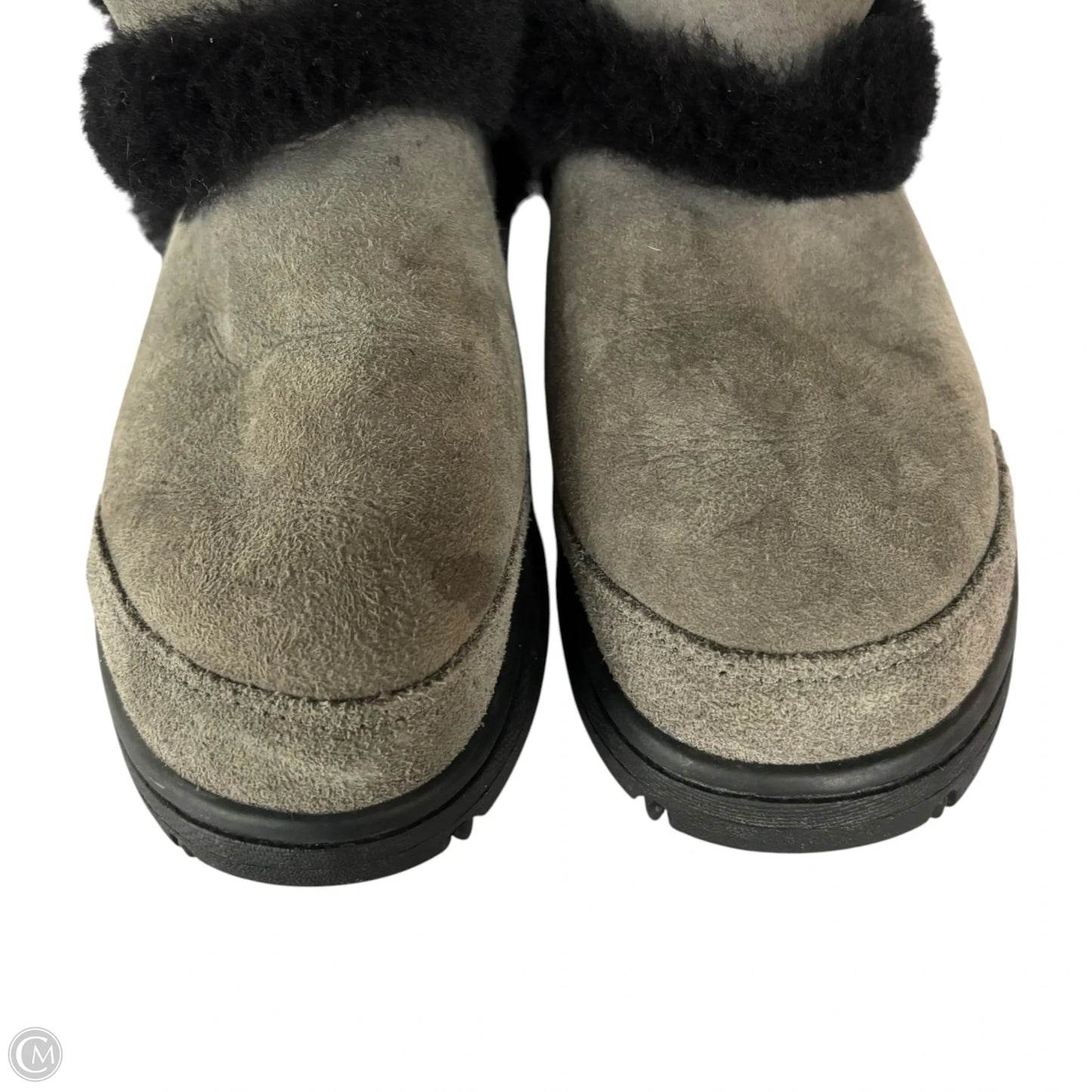 Boots Designer By Ugg In Black & Grey, Size: 7