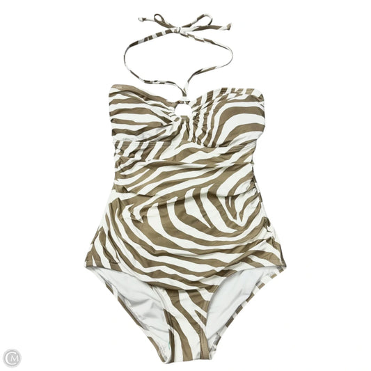 Swimsuit By Michael By Michael Kors In Tan Denim, Size: S