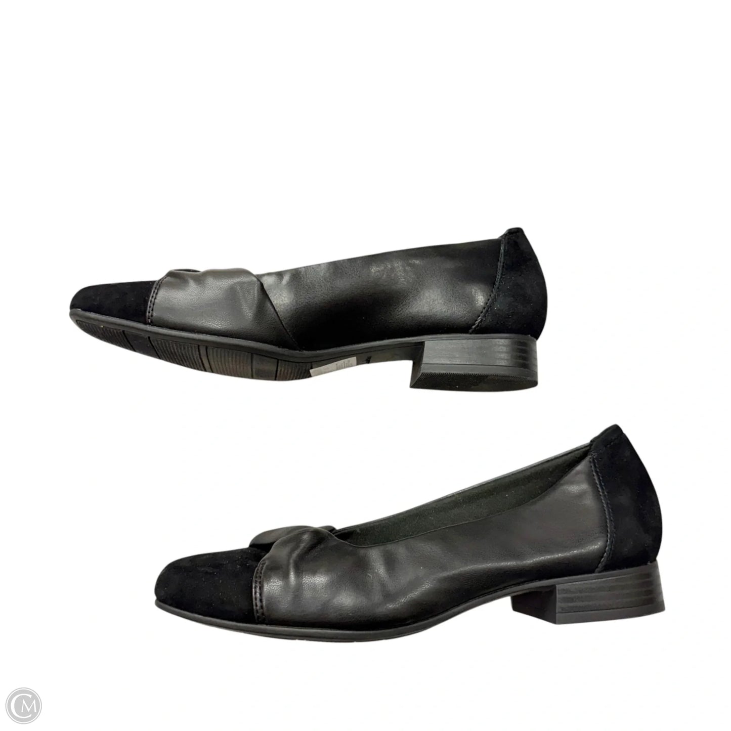 Shoes Heels Kitten By Clarks In Black, Size: 8