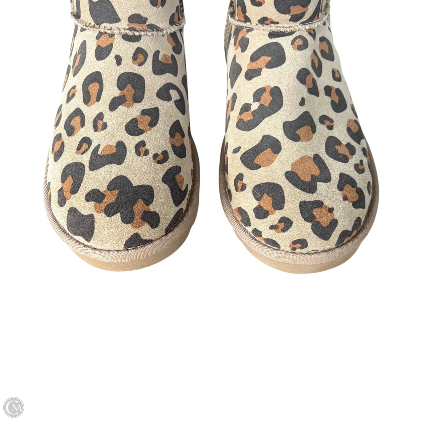Boots Designer By Ugg In Black & Brown, Size: 8