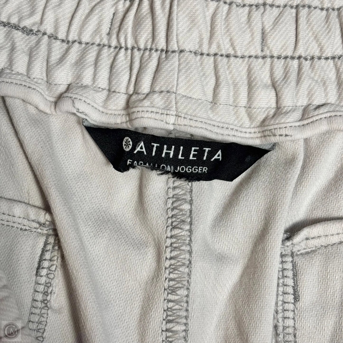 Athletic Pants By Athleta In Cream, Size: 1x
