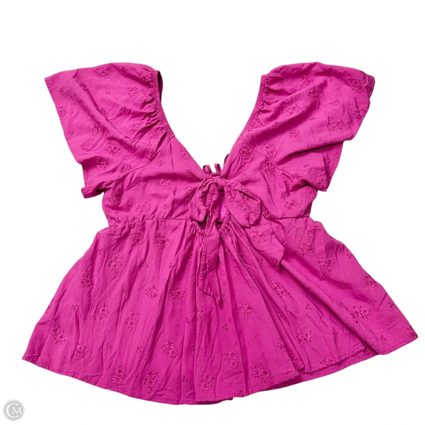 Top Short Sleeve By Torrid In Pink, Size: Xl