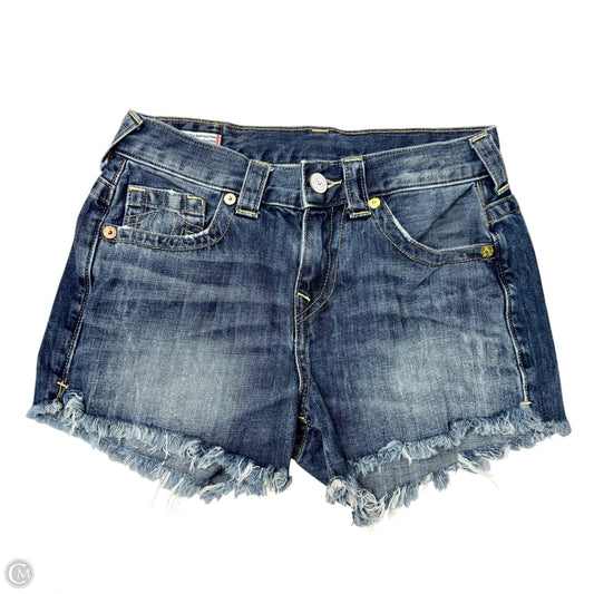 Shorts By True Religion In Blue Denim, Size: 2